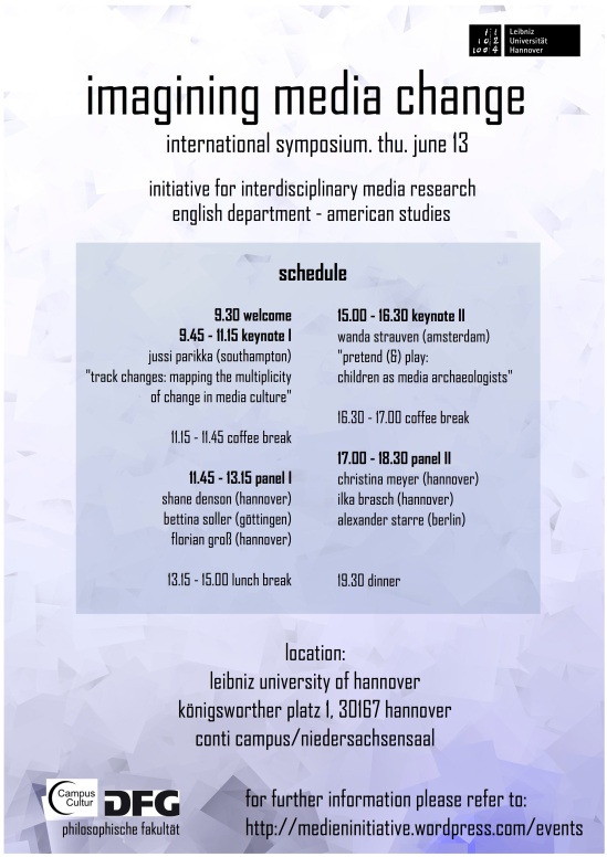 Symposium - Imagining Media Change - poster